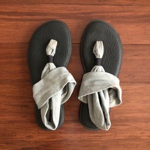 Sanuk Grey Yoga Sling Sandel
